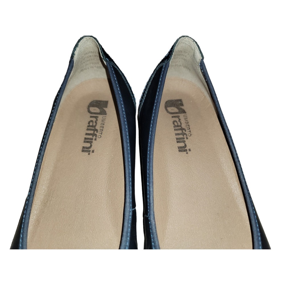 Umberto Raffini Women's Blue Leather Comfort Flats Slip On Shoes Sz EU 39/ US 9 - Picture 11 of 12